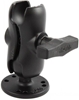Picture of RAM Mounts Double Socket Arm with Round Ball Plate