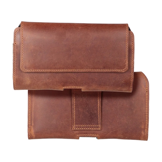 Picture of Riff universāls Ādas jostas maciņš viedtālruņiem no 5,7" - 6,3" Brown