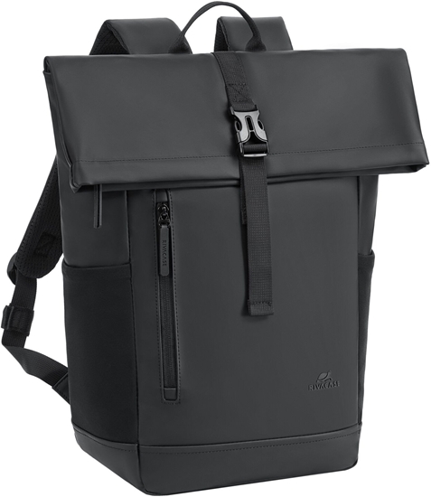 Picture of Rivacase 7826 Eden Rucksack 14  ECO schwarz roll-top