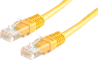 Picture of Roline UTP Patch Cord Cat.5e (Class D), yellow, 1 m