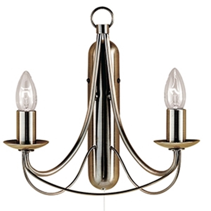 Изображение S.l.-MAYPOLE 2x60W E14 misiņa