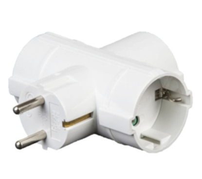 Picture of Sadalītājs Technik 3 vietīgs Schuko ar sazemējumu IP20