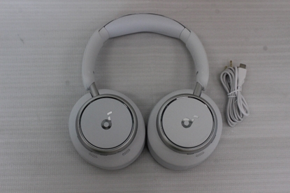 Picture of SALE OUT. Anker Soundcore Space Q45 Over-ear Headphones, White | Anker Soundcore | Headphones | Space Q45 | Bluetooth | Over-ear | Microphone | USED, DIRTY | Wireless | White