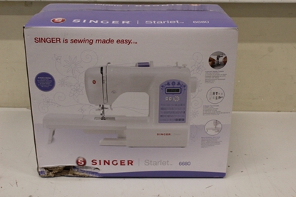 Attēls no Singer SALE OUT. | | Sewing Machine | Starlet 6680 | Number of stitches 80 | Number of buttonholes 6 | White | DAMAGED PACKAGING