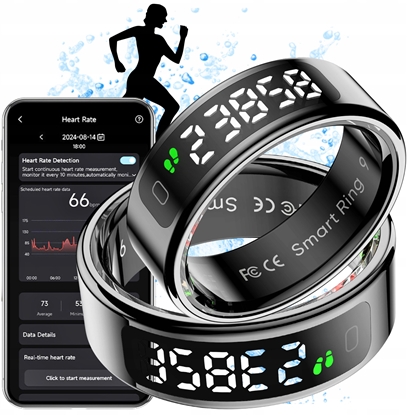 Attēls no Smart Ring Colmi R12 r. 11 Czarny (079620)
