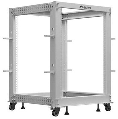 Picture of Stojak Open rack 19 cali 15U 600x600-1100 regulowany szary