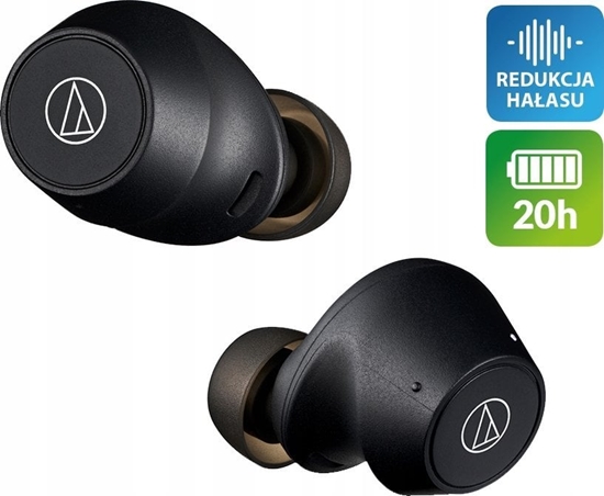 Picture of Suchawki Audio-Technica AUDIO-TECHNICA WIRELESS EARBUDS ATH-CKS30TW+BK BLACK