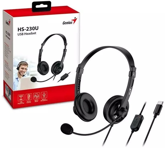 Picture of Suchawki Genius suchawki HS-230U, USB-C, 2.4m, czarny