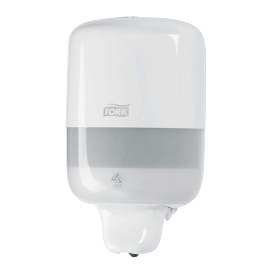Picture of Šķidro ziepju turētājs TORK Elevation S2, tilpums 475 ml, 206 x 112 x 114 mm, baltā krāsā