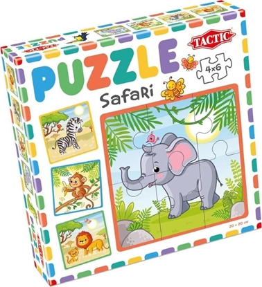 Picture of Tactic Moje pierwsze puzzle: Safari 4x6 elementów