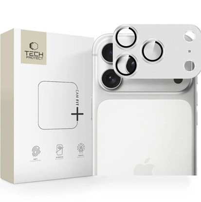 Attēls no OSONA APARATU TECH-PROTECT CAMFULL FIT+ IPHONE 17 PRO MAX SILVER