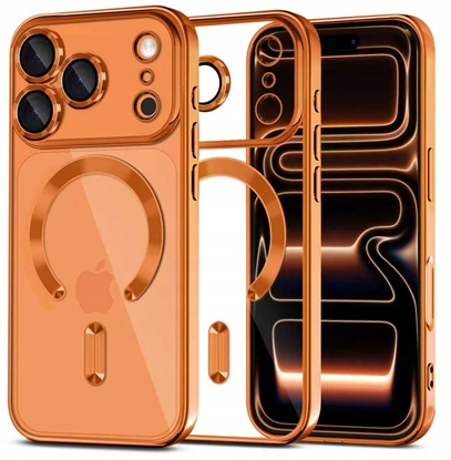 Attēls no TECH-PROTECT MAGFLEX MAGSAFE IPHONE 17 PRO SHINY COSMIC ORANGE