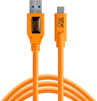 Attēls no Tether Tools USB 3.0 to USB-C 4,60m orange