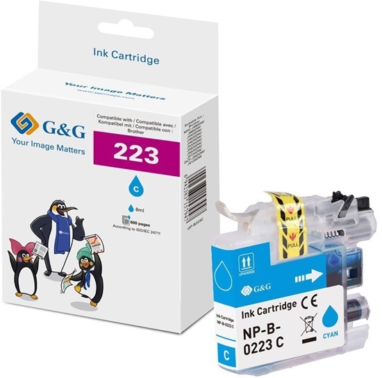 Picture of Tusz G&G XL-Druckerpatrone kompatybilna z Brother LC-223C