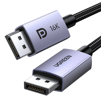Attēls no Ugreen Ugreen DP118 DisplayPort 2.1 cable 2m - gray
