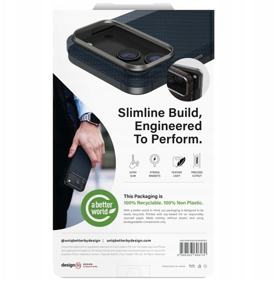 Изображение Uniq Etui Keva EDGE do Apple iPhone 17 Pro Max Magclick Charging czarny