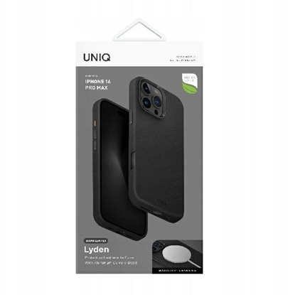 Attēls no Uniq Etui Lyden do Apple iPhone 16 Pro Max Magclick Charging czarny/dallas black
