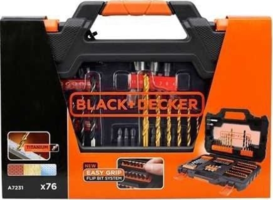 Изображение Wierto Black&Decker Do metalu, drewna i betonu 76 szt. (A7231)
