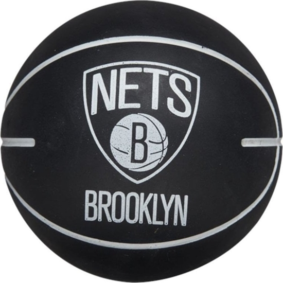 Picture of Wilson Wilson NBA Dribbler Brooklyn Nets Mini Ball WTB1100PDQBRO Czarne One size