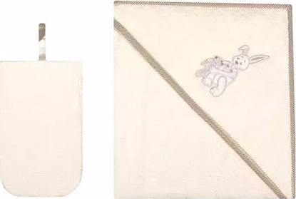 Attēls no Womar WOMAR rankluostis ir maudymo pirtin 80x80 cm Ecru, kremins spalvos