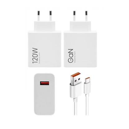 Attēls no Xiaomi MDY-14-EE USB-A 120W GaN Charger + Data Cab