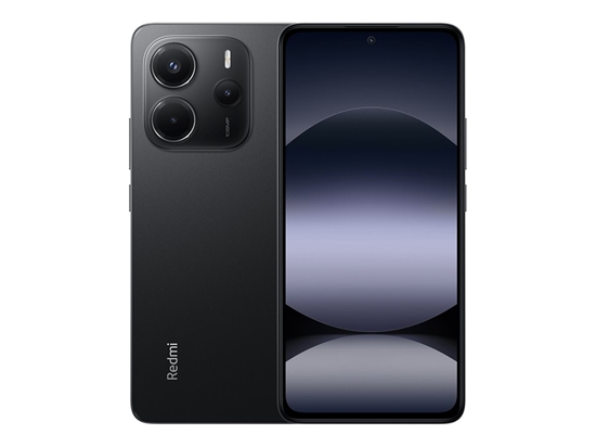 Picture of Xiaomi Redmi | Note 14 | Midnight Black | 6.67 " | AMOLED | 2400 x 1080 pixels | Mediatek | Internal RAM 6 GB | 128 GB | Dual SIM | 4G | Main camera resolution 108+2+2 MP | Secondary camera resolution 20 MP | 5500 mAh
