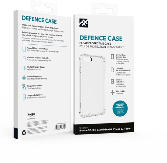 Picture of Zagg IF DEFENCE CASE APPLE IPHONE 7/8/SE SCREEN CLEAR (300207093)