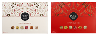 Picture of Ziemassvetku trifelu izlase "32" , PURE CHOCOLATE, 265g.