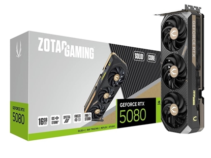 Изображение Zotac RTX 5080 Solid Core               16GB GDDR7 HDMI 3xDP