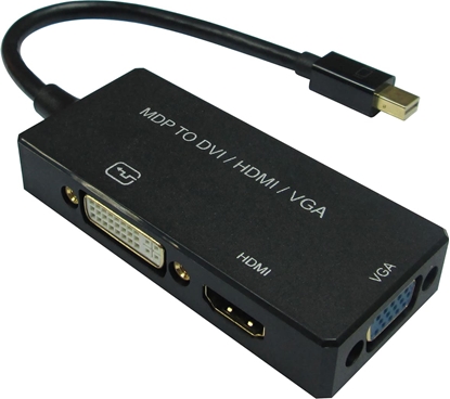 Picture of Adapteris miniDP > DP / VGA / HDMI, M > F, v1.2, Value