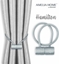 Изображение AmeliaHome Upinacze do zason AH HAMILTON SILVER 2PCS