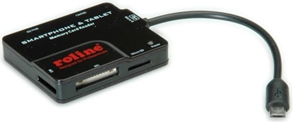Picture of Android viedtālruņu + planšetdatoru karšu lasītājs, USB2.0, ROLINE