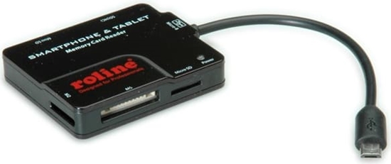 Picture of Android viedtālruņu + planšetdatoru karšu lasītājs, USB2.0, ROLINE