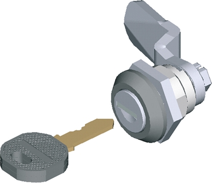 Attēls no Apranet Zylinder-Vorreiber mit Schließung EK 333, zum Verschließen der Haube von 26.50.1040