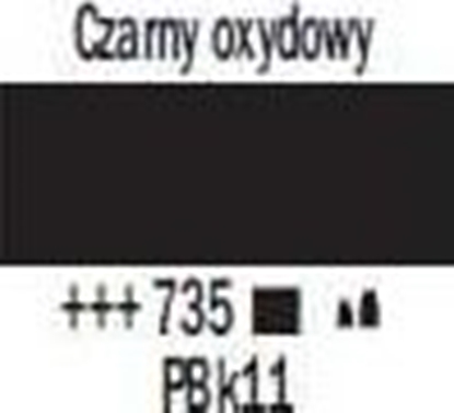 Изображение Artequipment Farba akrylowa TALENS AMSTERDAM 120ml 735 - OXYDE BLAC uniw