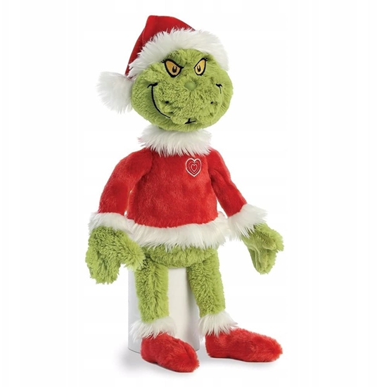 Picture of Aster Grinch - Pluszowa maskotka / przytulanka w stroju witego Mikoaja 43 cm