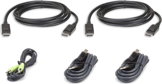 Picture of Aten 2L-7D03UDPX5 USB DisplayPort Dual Display Secure KVM Kabel Set