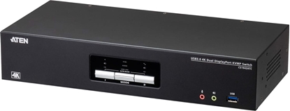 Attēls no Aten CS1942ATC 2-Port USB 3.0 4K DisplayPort KVM Switch für ATC Dual View