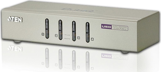 Изображение Aten CS74U 4 Port USB-KVM-Switch, Audio