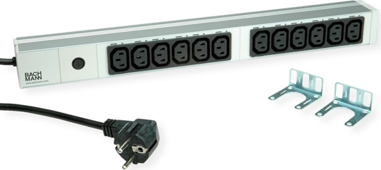 Picture of Bachmann 19" 1U 12xC13 2.0m CEE7/7