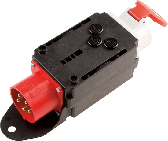 Picture of Bachmann CEE adapter 32A 400V IP44, 1x32A 5p400V