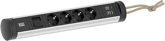 Picture of Bachmann CYCLE Loop 4xCEE7/3 1xswitch 1xUSB A/C 22W 2.5m CEE7/7