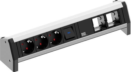 Picture of Bachmann DESK 1x switch 3x earthing contact 2x ABD GST18