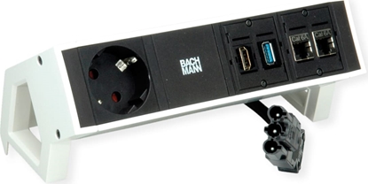Attēls no Bachmann DESK2 1xCEE7/3 1xHDMI 2xCAT6A