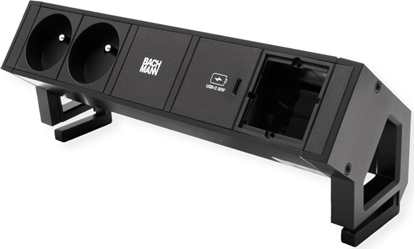 Attēls no Bachmann DESK2 2xUTE 1xUSB C 30W 1xCM 0.2m GST18 RAL9005