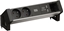 Attēls no Bachmann DESK2 ALU BLACK 2xUTE 1xCM 1xUSB Charger 0.2m GST18