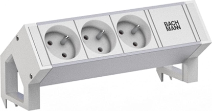 Attēls no Bachmann DESK2 ALU WHITE 3xUTE 0,2m GST18 RAL9010
