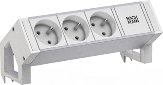 Picture of Bachmann DESK2 ALU WHITE 3xUTE 0,2m GST18 RAL9010