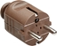 Изображение Bachmann earthing contact plug, brown break-proof mountable