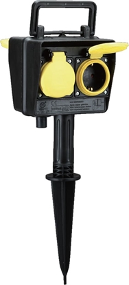 Attēls no Bachmann garden socket outlet with earth spike